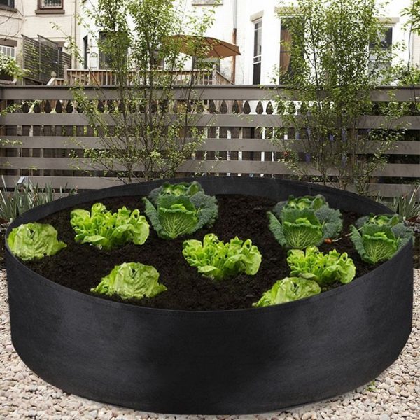 130x30cm 400L Felt Planting Barrel Indoor Outer Round Plant Bag Non-Woven Seedling Bag (Purple) - Image 8