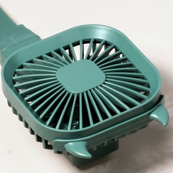 Variety Fan Handheld Suspension Twin Baby Stroller Mini Fan (Green) - Image 6