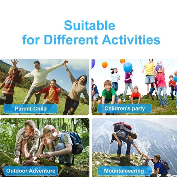 DJ100 Children Walkie-Talkie Wireless 3KM Call Outdoor Parent-Child Interactive Toy (1 Pink +1 Blue) - Image 9