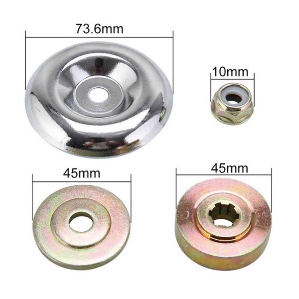Lawn Mower Working Head Accessories Brush Cutter Pressure Plate Protection Cover Nut, Specification: Work Head 4 PCS / Set - Image 6