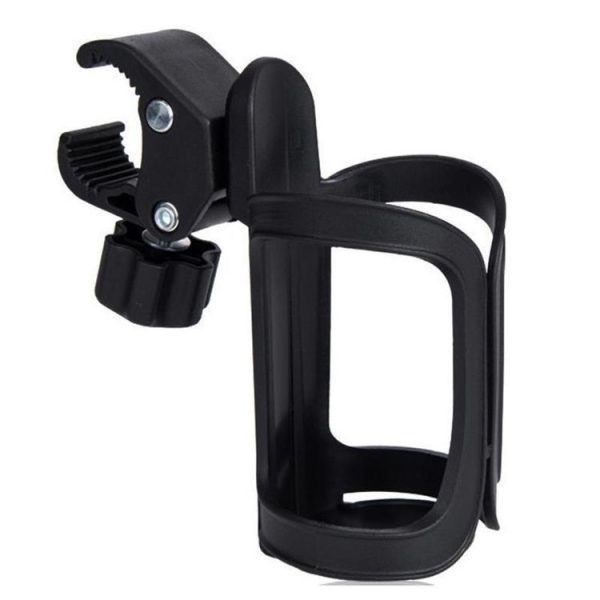 Baby Stroller Universal Cup Braking Bottle Rack Bicycle Kettles Cup Holder Bottle Rack (Black) - Image 2
