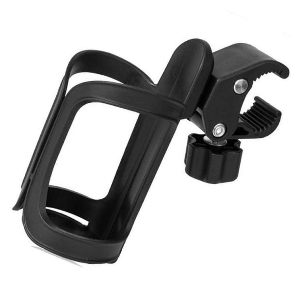 Baby Stroller Universal Cup Braking Bottle Rack Bicycle Kettles Cup Holder Bottle Rack (Black) - Image 4