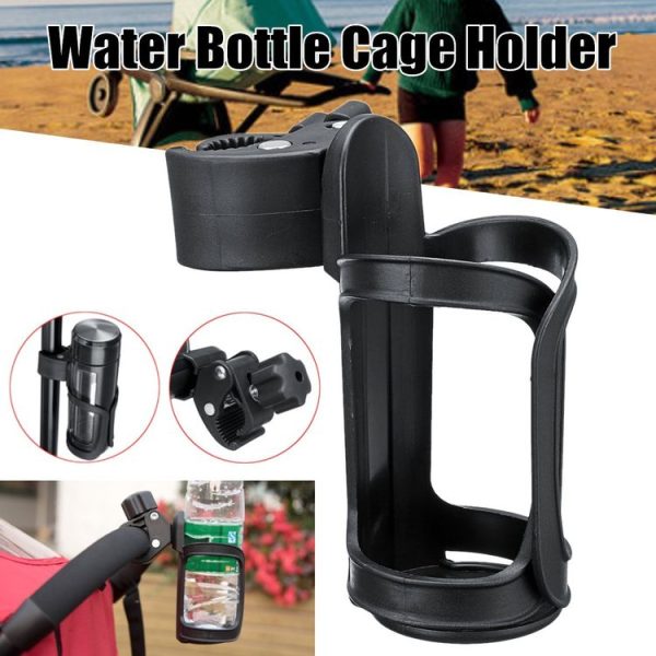 Baby Stroller Universal Cup Braking Bottle Rack Bicycle Kettles Cup Holder Bottle Rack (Black) - Image 6