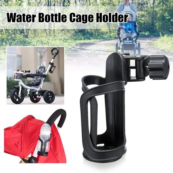 Baby Stroller Universal Cup Braking Bottle Rack Bicycle Kettles Cup Holder Bottle Rack (Black) - Image 8