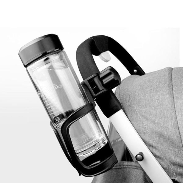 Baby Stroller Universal Cup Braking Bottle Rack Bicycle Kettles Cup Holder Bottle Rack (Black) - Image 9