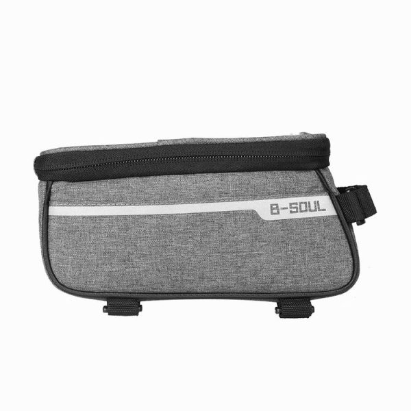 B-Soul YA249 Mountain Bike Front Beam Bag Bicycle Bag Riding Equipment Saddle Bag Upper Pipe Package (Blue) - Image 4