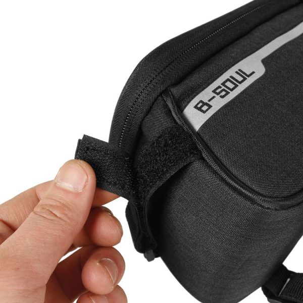 B-Soul YA249 Mountain Bike Front Beam Bag Bicycle Bag Riding Equipment Saddle Bag Upper Pipe Package (Blue) - Image 6