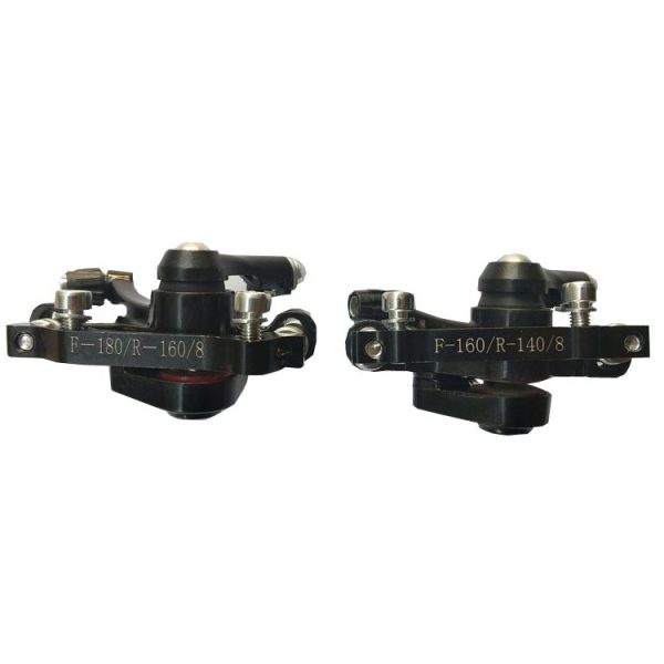 Modified Bicycle Mountain Bike Disc Brake Bicycle Brake Pad Fittings Stand Before And After 140 / 160 (Black) - Image 2