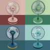 Summer Cool and Flipable Desktop Mini Fan (Sea Mist Blue) - Image 2
