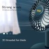 Summer Cool and Flipable Desktop Mini Fan (Sea Mist Blue) - Image 7