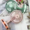 Summer Cool and Flipable Desktop Mini Fan (Sea Mist Blue) - Image 9