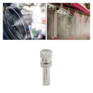 6mm Humidifying And Dedusting Cooling Atomizing Sprinkler Quick-Plug Fog Misting Nozzle, Model: 0.2mm