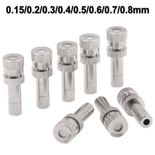 6mm Humidifying And Dedusting Cooling Atomizing Sprinkler Quick-Plug Fog Misting Nozzle, Model: 0.3mm - Image 4