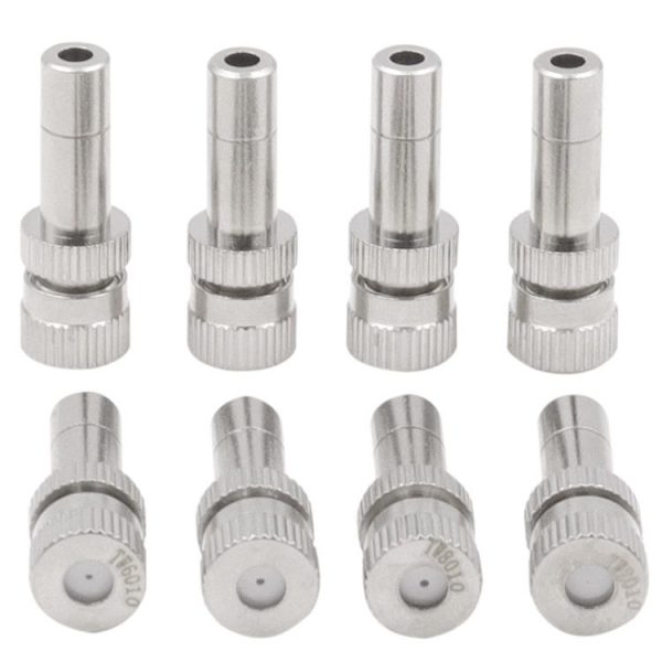 6mm Humidifying And Dedusting Cooling Atomizing Sprinkler Quick-Plug Fog Misting Nozzle, Model: 0.3mm - Image 5