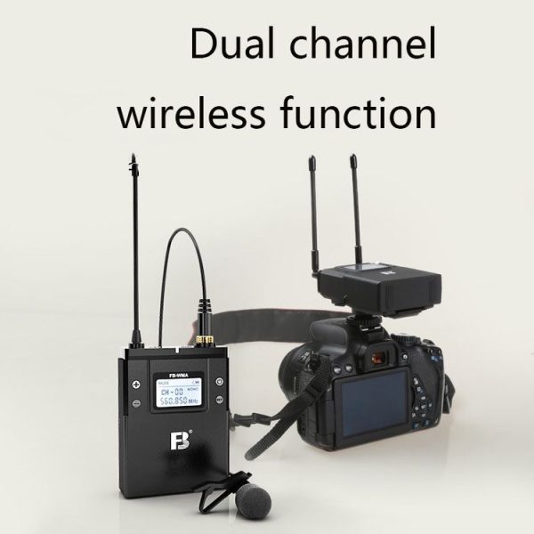 1TX-U A Pair Wireless Small Bee Neck Type Microphone Single Reverse Camera Professional Interview Microphone Mobile Phone Live Broadcast - Image 2