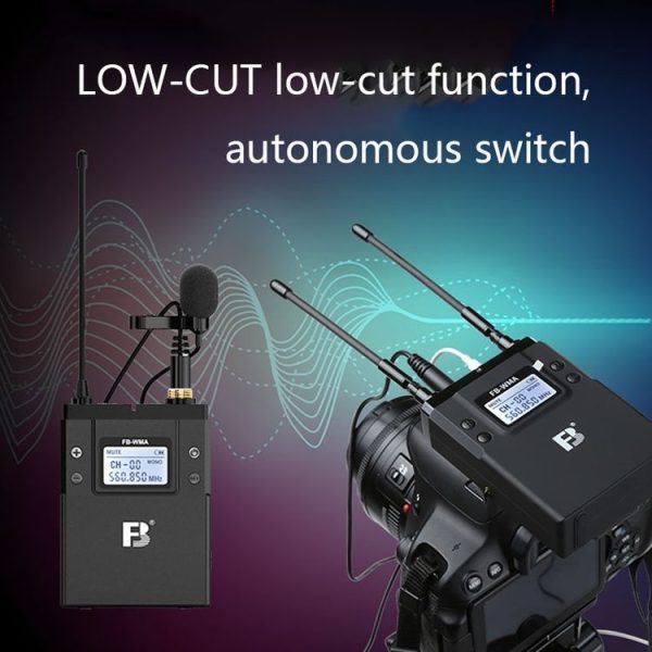 1TX-U A Pair Wireless Small Bee Neck Type Microphone Single Reverse Camera Professional Interview Microphone Mobile Phone Live Broadcast - Image 4
