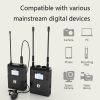1TX-U A Pair Wireless Small Bee Neck Type Microphone Single Reverse Camera Professional Interview Microphone Mobile Phone Live Broadcast - Image 5
