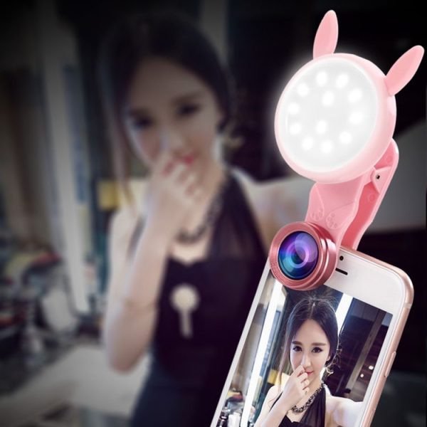 WQ-04 Cartoon Mobile Phone Selfie Beautifying Light (Black) - Image 7