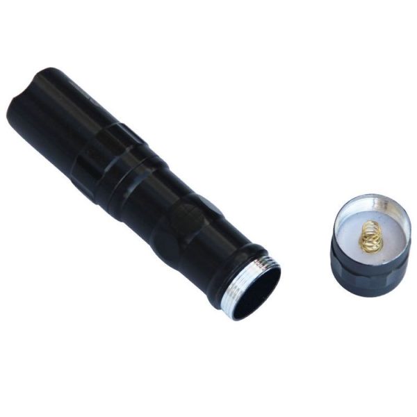 JUNGLELEOPARD 3 PCS Aluminum Alloy Strong Light Flashlight Mini Spotlight LED Light (Black) - Image 6
