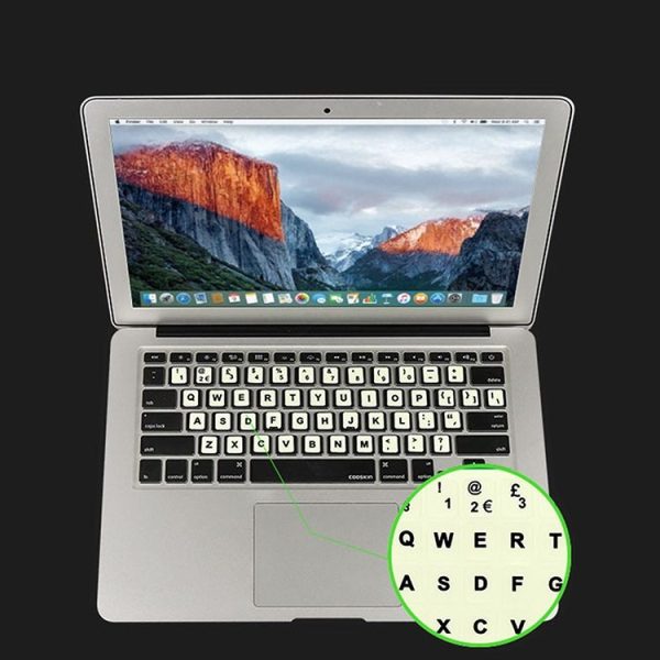 3 PCS Luminous Keyboard Stickers Notebook Desktop Computer Keyboard Stickers (French) - Image 5