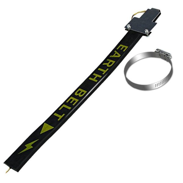 2 PCS P116 Car Electrostatic Belt Eliminator Hanging Grounding Chain Metal Rubber Static Eliminator, Specification: Cars (Black) - Image 2
