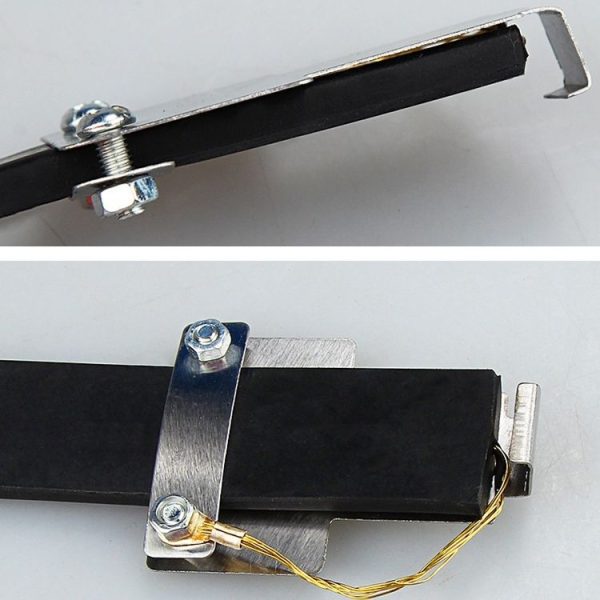 2 PCS P116 Car Electrostatic Belt Eliminator Hanging Grounding Chain Metal Rubber Static Eliminator, Specification: Cars (Black) - Image 4