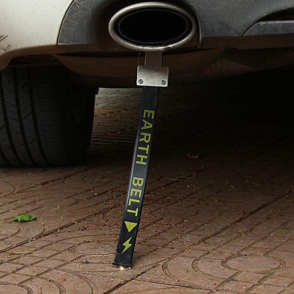 2 PCS P116 Car Electrostatic Belt Eliminator Hanging Grounding Chain Metal Rubber Static Eliminator, Specification: Cars (Black) - Image 6