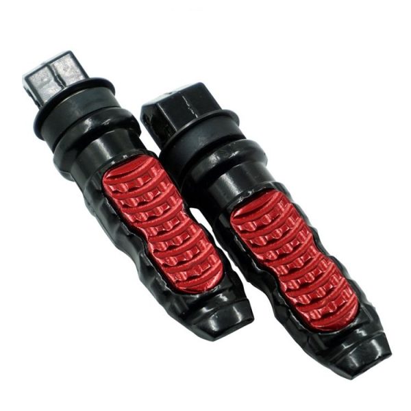 Motorcycle Off-Road Car Accessories Modified Aluminum Alloy Non-Slip Foot Pedal (Red) - Image 4
