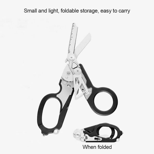 Multifunctional Folding Scissors Outdoor Emergency Scissors - Image 2