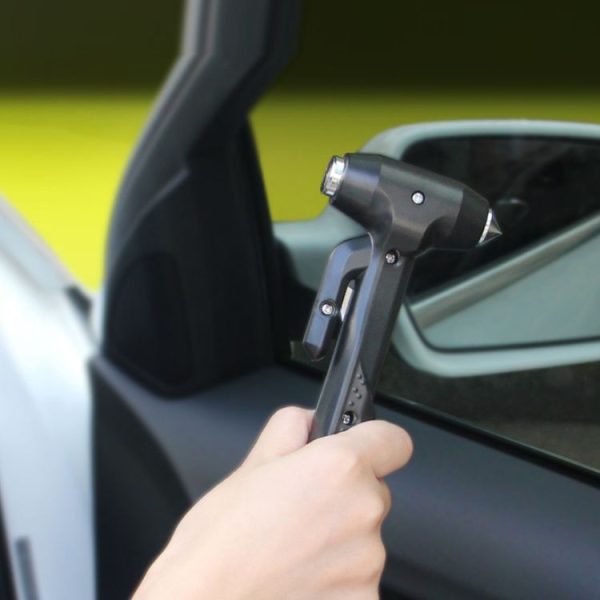 Car Safety Life-Saving Hammer Car Emergency Multifunctional Window Breaker, Colour: Ordinary Red - Image 6