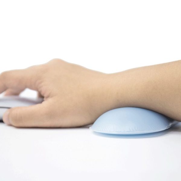 Creative Wristband Cute Silicone Hand Pillow Crystal Wrist Mouse Holder, Size: 12.7x6.2x1.8cm, Colour: Pink - Image 6