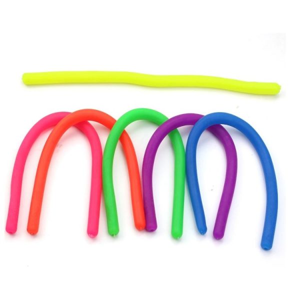 TPR Decompression Noodle Rope Elastic Rope Random Color Delivery, Size: 30 PCS Small - Image 4