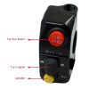 Motorcycle Modification Aluminum Alloy Handle Switch High Low Beam Light Turn Signal Horn Control Switch (Silver) - Image 4