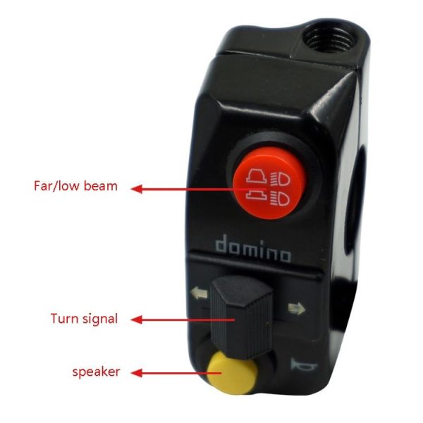 Motorcycle Modification Aluminum Alloy Handle Switch High Low Beam Light Turn Signal Horn Control Switch (Silver) - Image 4