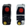 Motorcycle Modification Aluminum Alloy Handle Switch High Low Beam Light Turn Signal Horn Control Switch (Silver) - Image 5