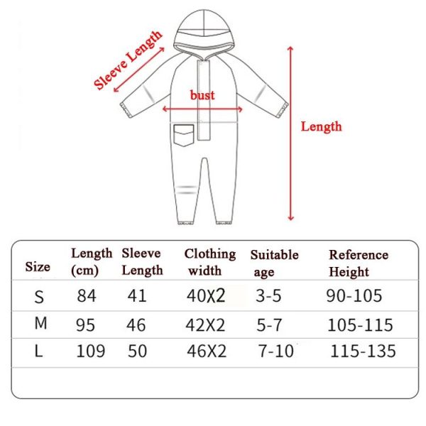 Children One-Piece Raincoat Boys And Girls Lightweight Hooded Poncho, Size: M (Yellow) - Image 7