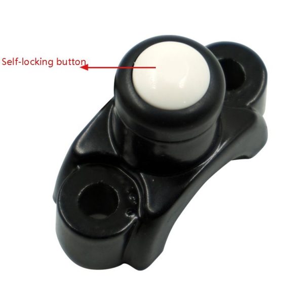 Motorcycle Modification Self-Locking Single Switch Headlight Fog Light Brake Light Emergency Light Switch (Blue Button) - Image 4
