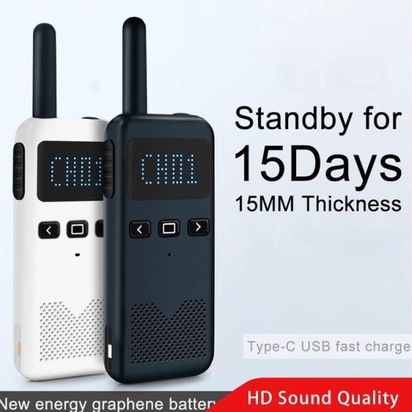 KSUN X-30 M2 Outdoor Handheld Mini Walkie Talkie Color Random Delivery - Image 2