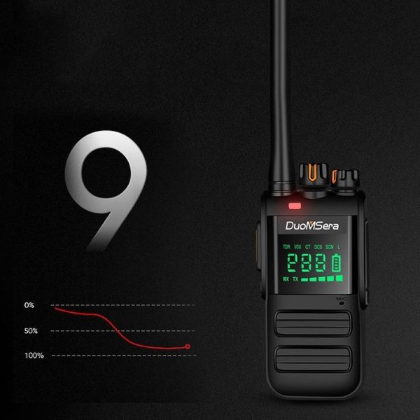 DuoMSera Outdoor Handheld Civil Waterproof High-Power Wireless Walkie-Talkie - Image 3