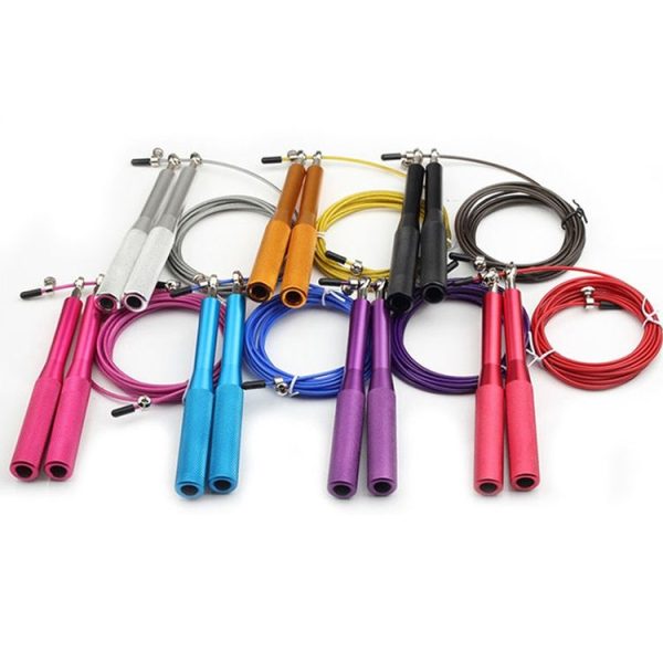 Training Sports Fitness Bearing Aluminum Handle Steel Wire Skipping Rope, Length: 3m (Blue) - Image 2