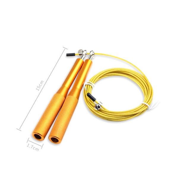 Training Sports Fitness Bearing Aluminum Handle Steel Wire Skipping Rope, Length: 3m (Blue) - Image 3