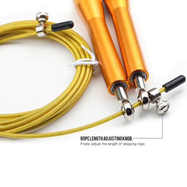 Training Sports Fitness Bearing Aluminum Handle Steel Wire Skipping Rope, Length: 3m (Blue) - Image 5