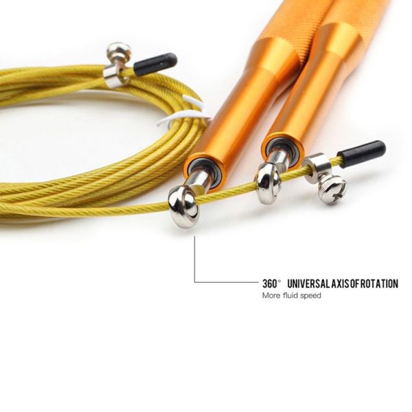 Training Sports Fitness Bearing Aluminum Handle Steel Wire Skipping Rope, Length: 3m (Blue) - Image 6