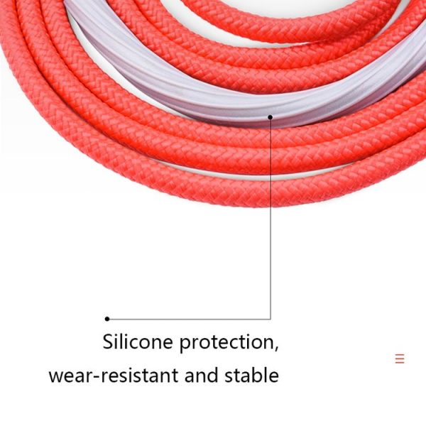 Weight-Bearing Skipping Rope Fitness Exercise Room Skipping Rope, Thickness: 6mm, Length: 3m (Red) - Image 4