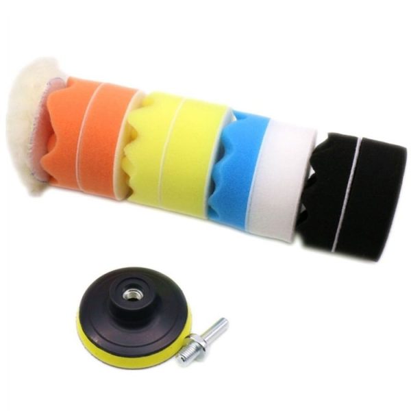 3 Inch 11 In 1 3-7 Inch Car Polishing and Waxing Sponge Plate Sponge Pad Set - Image 2