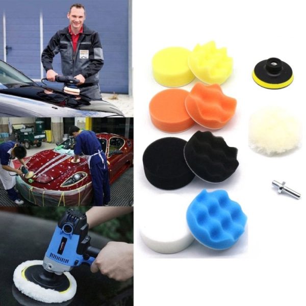 3 Inch 11 In 1 3-7 Inch Car Polishing and Waxing Sponge Plate Sponge Pad Set - Image 7