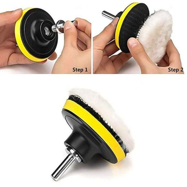 5 Inch 11 In 1 3-7 Inch Car Polishing and Waxing Sponge Plate Sponge Pad Set - Image 5
