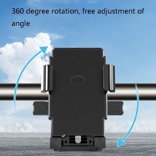Motorcycle Rearview Mirror Bicycle Handlebar Phone Bracket, Colour: Motorcycle Rearview Mirror - Image 3