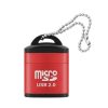 480Mbps Mini Micro SD Card Mobile Phone High-Speed TF Memory Card Reader Computer Car Speaker Card Reader (Red)