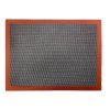 Hollow Non-Stick High Temperature Baking Mat Breathable Glass Fiber Baking Pan Mat, Specification: 40x30cm Straight Angle